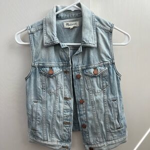 Madewell XS Denim Vest